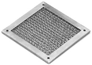 Metall-Lüftungsgitter - 8900 Series   - Tech-Etch - EMV / mit Staubfilter