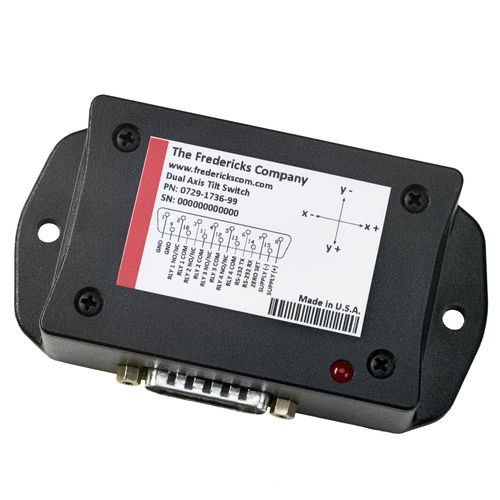 Digitaler Neigungsschalter - 0729-1763 series  - The Fredericks Company - 2-Achs / programmierbar