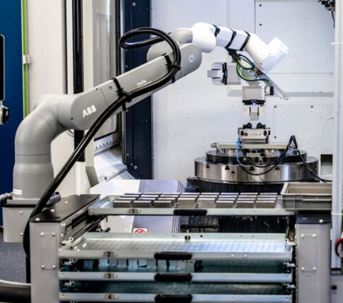 Vereinfachtes Programmiersystem für Roboter - Machine Tending Template - ABB Robotics