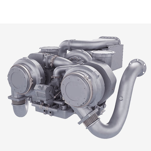 Kompakter Turbolader - Power2  - Accelleron - für Dieselmotor / für die Bahntechnik / für Intensiveinsatz