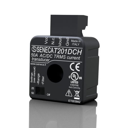 Closed-Loop-Halleffekt-Stromwandler - T201DCH  - SENECA | AUTOMATION INTERFACES - für DIN-Schiene / DC / AC