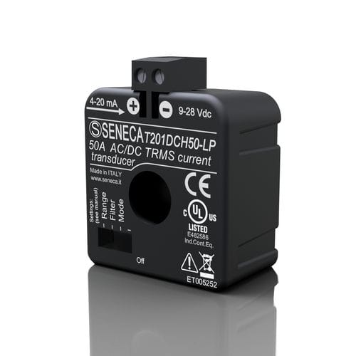 Magnetoresistiver Stromwandler - T201DCH50-LP  - SENECA | AUTOMATION INTERFACES - für DIN-Schiene / DC / AC