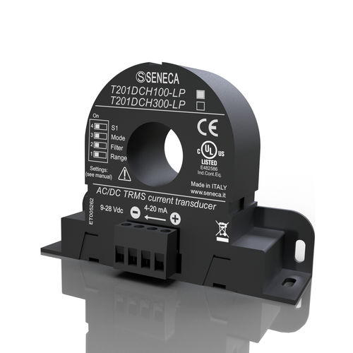 Hall-Effekt-Stromwandler - T201DCH100-LP  - SENECA | AUTOMATION INTERFACES - für DIN-Schiene / DC / AC