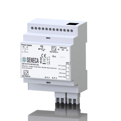 Kommunikationswandler - SETH-FO series - SENECA | AUTOMATION INTERFACES - Ethernet / Serie / aus Glasfaser