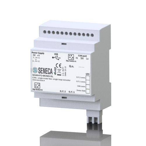 Kommunikationswandler - SCAN-FO series - SENECA | AUTOMATION INTERFACES - Ethernet / aus Glasfaser / CAN