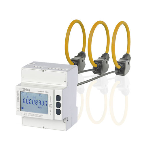 Leistungsmessgerät für DIN-Schiene - S604E-ROG series - SENECA | AUTOMATION INTERFACES - dreiphasig / mit Rogowski-Eingängen