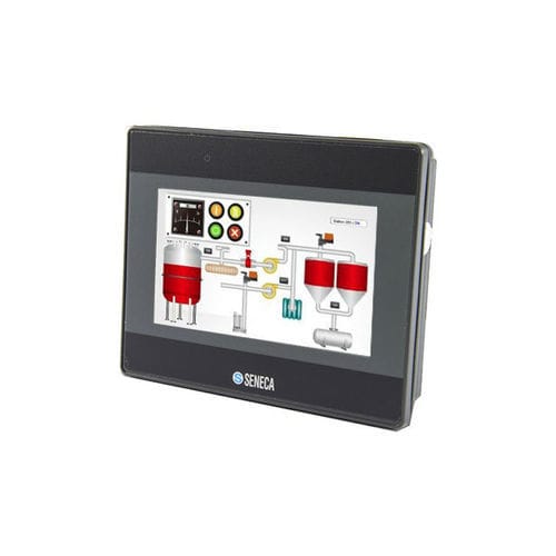 HMI mit resisitivem Touchscreen - VISUAL1E - SENECA | AUTOMATION INTERFACES - einbaufähig / 480 x 272 / Dual-Core