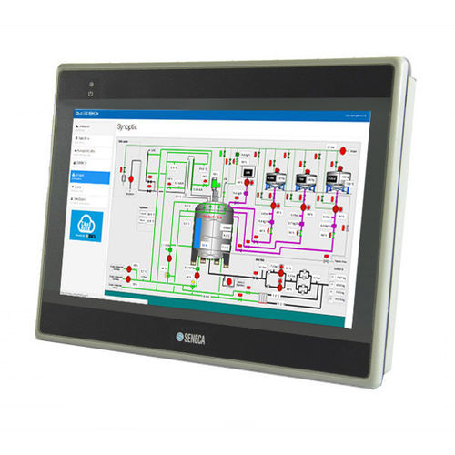 HMI mit Touchscreen - VISUAL8E - SENECA | AUTOMATION INTERFACES - mit resisitivem Touchscreen / einbaufähig / 1024 x 600