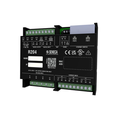 Energieverbrauch-Leistungsmessgerät - R204-2-L-P - SENECA | AUTOMATION INTERFACES - Scheinleistung / Wirkleistung / Blindleistung