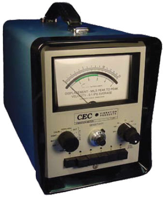 Schwingungsmessgerät für Turbinen - max. 260 VAC, max. 400 Hz | 1-157 - CEC Vibration Products - tragbar