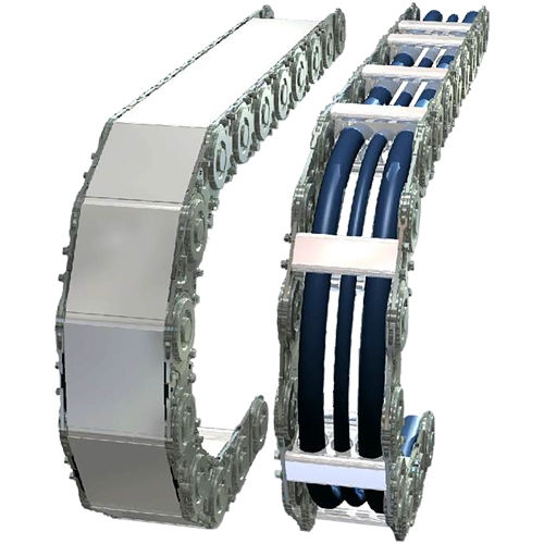 Stahl-Energieführungskette - SLE - Hennig - Edelstahl / leichtgewichtig / für Robotik