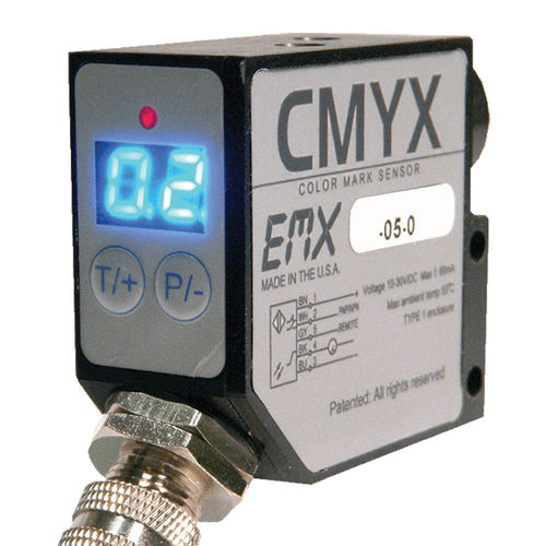 Photoelektrischer Farbmarkensensor - CMYX  - EMX Industries Inc. - dünn / mit hoher Drehzahl
