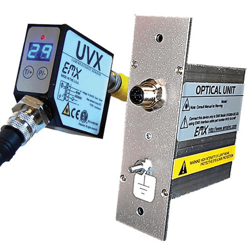 Optischer Detektor - UVX TIN-SIDE MINI - EMX Industries Inc. - Strom / für Kabel / LED