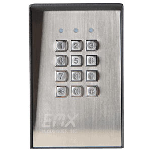 Nummernblock / 12 Tasten - KPX 100 - EMX Industries Inc. - wandmontiert / Metall / Dekorputz