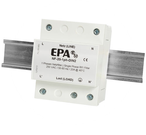 Elektronischer Filter / Hochpass - NF-1ph-DIN2 - EPA GmbH - passiv / EMV / kompakt