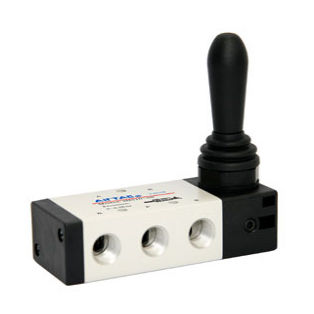 Handventil - 4H series - Airtac Automatic Industrial - pneumatisch gesteuert / für Luft / Aluminium