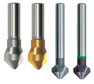 Vollmetall-Fräser - 90° | C108 TiAlN  - Sutton Tools - Entgrat / Schnellstahl / für Stahl