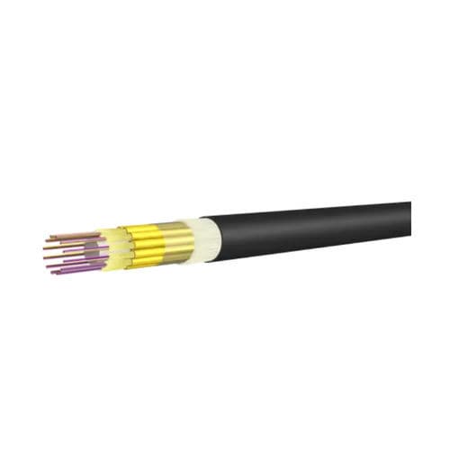 Glasfaser-Datenkabel - OPTIPACK - HUBER+SUHNER - raucharm / selbstverlöschend / breakout