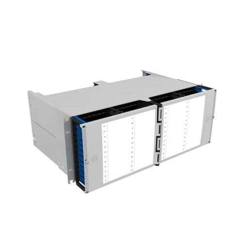 Kabelmanagementsystem für Glasfaser - IANOS-STD-CHASSIS-FLX-4U-2G-T4  - HUBER+SUHNER