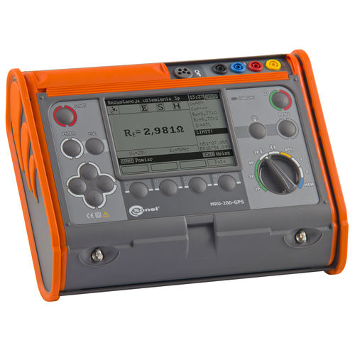 Erdungswiderstandstester - MRU-200-GPS - Sonel SA - Durchgang / elektrisch / Ableitstrom