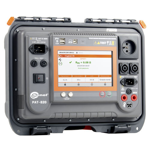 PAT-Tester - PAT-820 - Sonel SA - elektrische Isolation / Durchgang / Isolierwiderstand