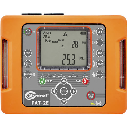 PAT-Tester - PAT-2E - Sonel SA - elektrische Isolation / Durchgang / Isolierwiderstand