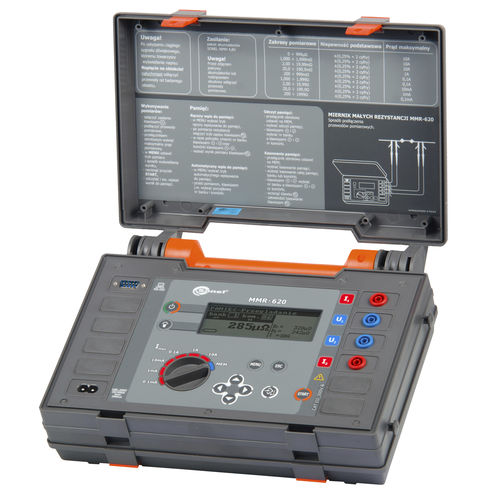Digitales Mikroohmmeter - MMR-620 - Sonel SA - tragbar / mit niedrigem Widerstand / 4-Leiter