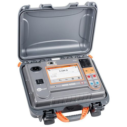 Digitales Mikroohmmeter - MMR-6500 - Sonel SA - tragbar / mit niedrigem Widerstand / 4-Leiter