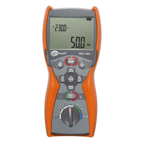 Elektrischer Tester - MZC-304 - Sonel SA - elektrische Sicherheit / Impedanz / Kurzschlussstrom