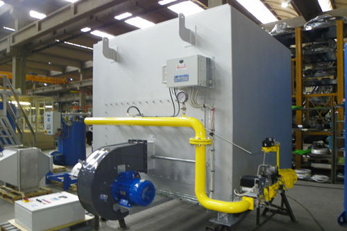 Stationärer Heißluftgenerator - MIXBLOC - Babcock Wanson - Gas / vertikal / Industrie