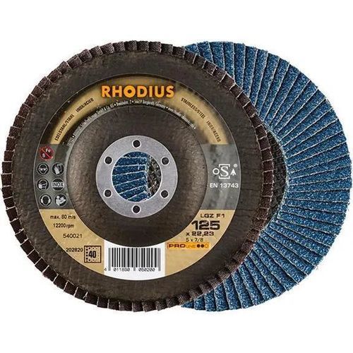 Zirkoniumoxid-Lamellenscheibe - LGZ F1 - RHODIUS - für Edelstahl