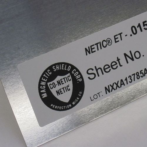 Folie mit EMI-Abschirmung - NETIC® S3-6 ET - Magnetic Shield Corporation - Metall