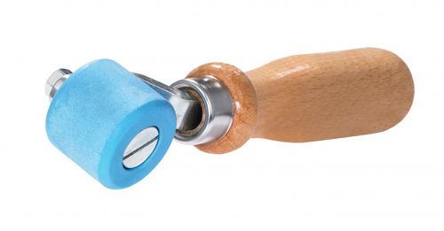 Andrückroller mit Holzgriff - K01674 - MUNSCH Plastic Welding Technology