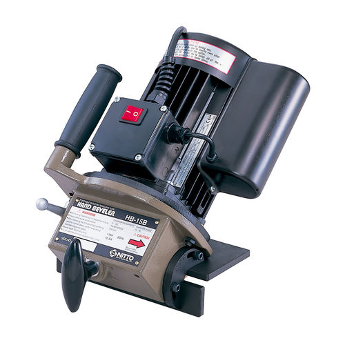 Elektrische Kantenfräsmaschine - HB-15B - Nitto Kohki Europe - Handgerät / mobil / für Blech