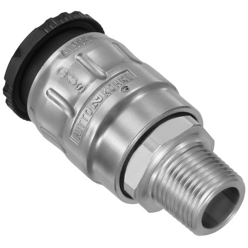 Pneumatischer Anschluss - Full Blow Cupla - Nitto Kohki Europe - Einschraub / Aluminiumlegierung / außen
