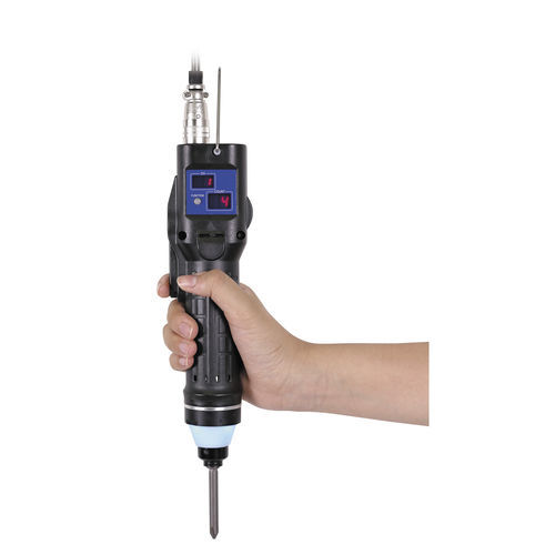 Elektroschrauber mit Drehmomentsteuerung durch Stromabsorbierung - DLV04C/10C/45C - Nitto Kohki Europe - mit E-Kabel / gerade Ausführung / bürstenlos