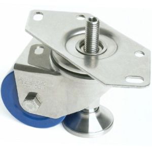 Heberolle - 500 Series - Atlas Casters - drehbar / mit Grundplatte / Gewindeschaft