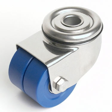 Lenkrolle - 500 Series - Atlas Casters - mit Grundplatte / Gewindeschaft / für hohe Belastungen