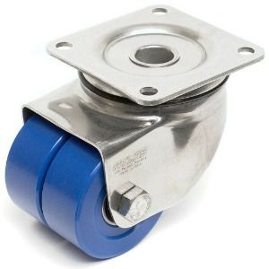 Lenkrolle - 1000 Series - Atlas Casters - mit Grundplatte / Gewindeschaft / für hohe Belastungen