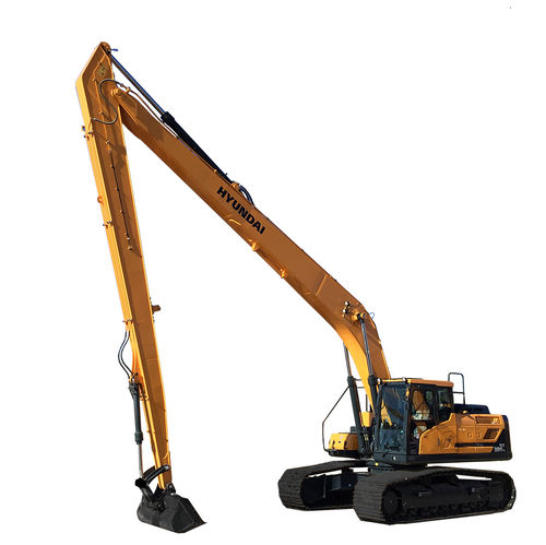 Bagger mit großer Reichweite - HX300A LR - Hyundai Construction Equipment Americas, Inc. - mittelgroß / auf Raupen / Tier 4 Final