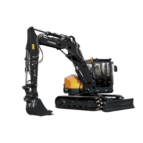 Großformatiger Bagger - HX85A - Hyundai Construction Equipment Americas, Inc. - auf Raupen / Diesel / für Baustellen