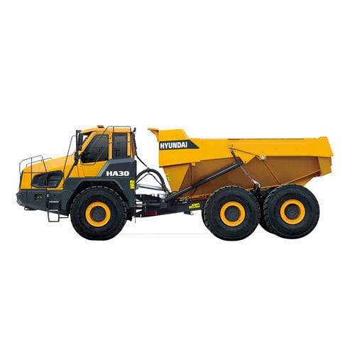 Knickgelenkter Muldenkipper - HA30 - Hyundai Construction Equipment Americas, Inc. - Diesel / für Bergbau / für Baustelle