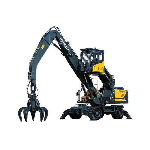 Mobiler Umschlagbagger - HW250A MH - Hyundai Construction Equipment Americas, Inc. - mit Gummireifen