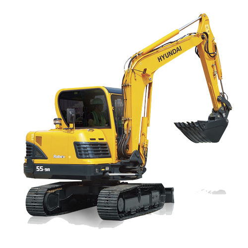 Kompakter Bagger - R55-9A - Hyundai Construction Equipment Americas, Inc. - mittlere Größe / auf Raupen / Tier 4 Final