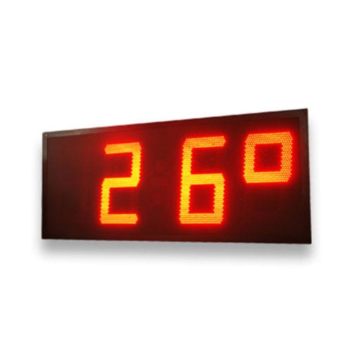 LED-Uhr - DMR60 - DITEL - doppelseitig / für den Außenbereich / GPS