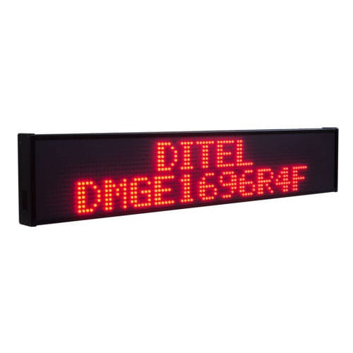 Alphanumerisches Display - DMGE1696 - DITEL - großformatig / für Außenbereich