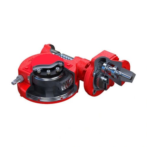 Manueller Ventilantrieb - IW AWWA C504 - Rotork - Schwenk / mit Schnecke / für Absperrklappen