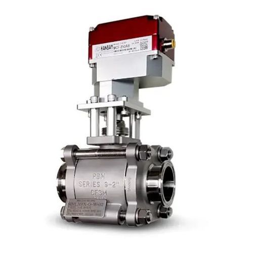 Ventil mit Elektroantrieb - MCF-000XX-1-SIHLH9X-G-W-02 - Rotork - IP68 / Spann / für Hygiene
