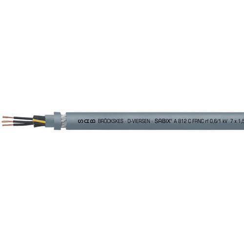 Halogenfreies Stromkabel - SABIX® A 812 C FRNC - SAB BROECKSKES GMBH & Co. KG - Versorgung / RF / isoliert