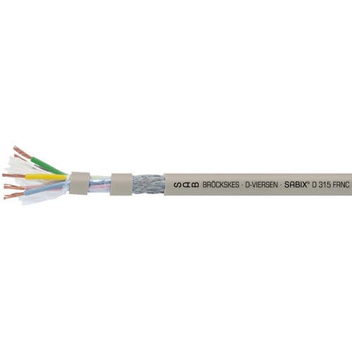Datenkabel elektrisch - SABIX® D 315 FRNC - SAB BROECKSKES GMBH & Co. KG - DIN / isoliert / schwerentflammbar